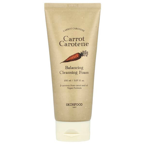 <img alt="SKINFOOD, Carrot Carotene Balancing Cleansing Foam, 5.07 fl oz (150 ml)" title="SKINFOOD, Carrot Carotene Balancing Cleansing Foam, 5.07 fl oz (150 ml),8809032674447"