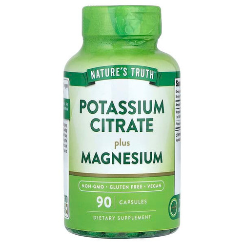 <img alt="Natures Truth, Potassium Citrate Plus Magnesium, 90 Capsules" title="Natures Truth, Potassium Citrate Plus Magnesium, 90 Capsules,840093123558"
