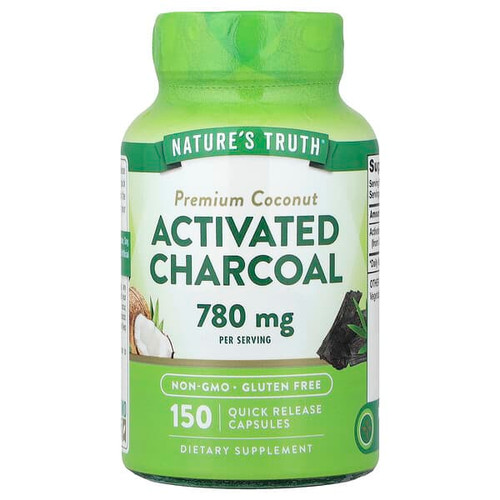 <img alt="Natures Truth, Premium Coconut Activated Charcoal, 150 Quick Release Capsules (260 mg per Capsule)" title="Natures Truth, Premium Coconut Activated Charcoal, 150 Quick Release Capsules (260 mg per Capsule),840093109804"