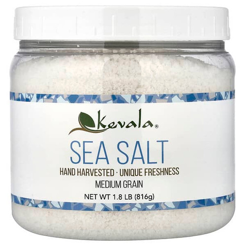 <img alt="Kevala, Sea Salt, Medium Grain, 1.8 lb (816 g)" title="Kevala, Sea Salt, Medium Grain, 1.8 lb (816 g),816536013656"
