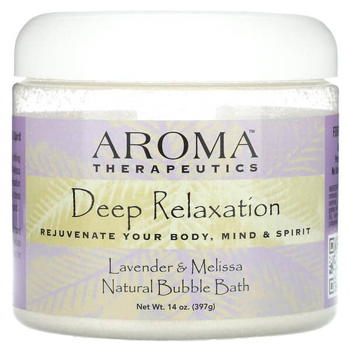 <img alt="Abra Therapeutics, Natural Bubble Bath, Deep Relaxation, Lavender & Melissa, 14 oz (397 g)" title="Abra Therapeutics, Natural Bubble Bath, Deep Relaxation, Lavender & Melissa, 14 oz (397 g),021204140026"