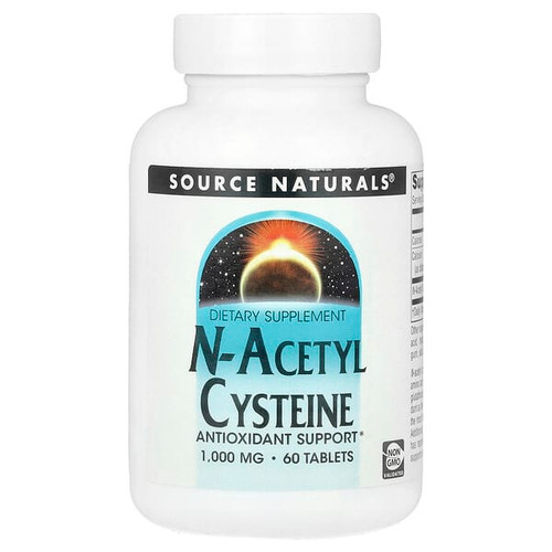 <img alt="Source Naturals, N-Acetyl Cysteine, 1,000 mg, 60 Tablets" title="Source Naturals, N-Acetyl Cysteine, 1,000 mg, 60 Tablets,021078001690"
