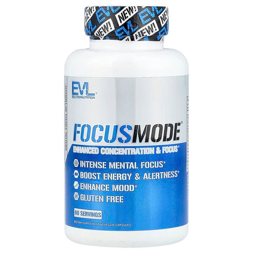 <img alt="EVLution Nutrition, FocusMode, 60 Veggie Capsules" title="EVLution Nutrition, FocusMode, 60 Veggie Capsules,810167100792"