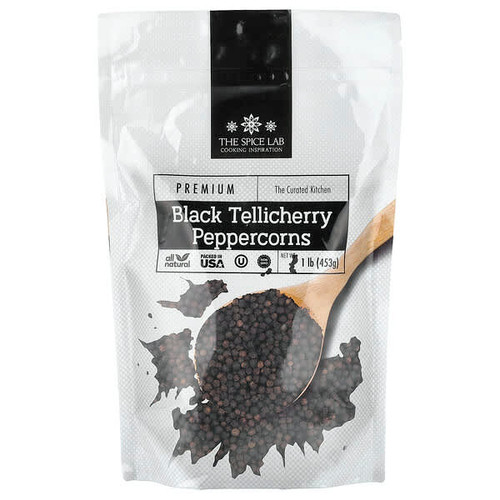 <img alt="The Spice Lab, Black Tellicherry Peppercorns, 1 lb (453 g)" title="The Spice Lab, Black Tellicherry Peppercorns, 1 lb (453 g),846836006744"