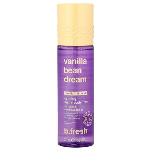 <img alt="b.fresh, Vanilla Bean Dream, Calming Hair + Body Mist, Vanilla + Almond, 7.5 fl oz (221 ml)" title="b.fresh, Vanilla Bean Dream, Calming Hair + Body Mist, Vanilla + Almond, 7.5 fl oz (221 ml),9347108049571"