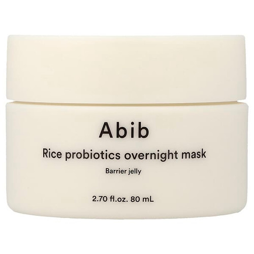 <img alt="Abib, Rice Probiotics Overnight Beauty Mask, Barrier Jelly, 2.7 fl oz (80 ml)" title="Abib, Rice Probiotics Overnight Beauty Mask, Barrier Jelly, 2.7 fl oz (80 ml),8809750460940"