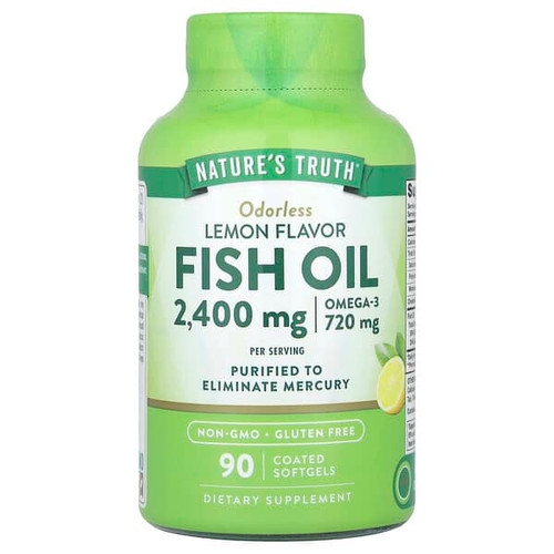 <img alt="Natures Truth, Fish Oil, Lemon, 90 Coated Softgels (1,200 mg per Softgel)" title="Natures Truth, Fish Oil, Lemon, 90 Coated Softgels (1,200 mg per Softgel),840093101709"