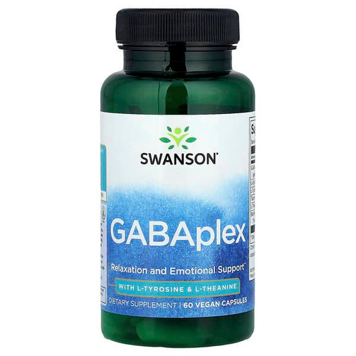 <img alt="Swanson, GABAplex with L-Tyrosine & L-Theanine, 60 Vegan Capsules" title="Swanson, GABAplex with L-Tyrosine & L-Theanine, 60 Vegan Capsules,087614029382"