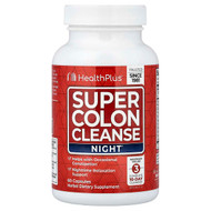 <img alt="Health Plus, Super Colon Cleanse, Night, 60 Capsules" title="Health Plus, Super Colon Cleanse, Night, 60 Capsules,083502087816"