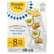<img alt="Simple Mills, Almond Flour Crackers, Fine Ground Sea Salt, 8 Packs, 0.8 oz (23 g) Each" title="Simple Mills, Almond Flour Crackers, Fine Ground Sea Salt, 8 Packs, 0.8 oz (23 g) Each,810021672069"