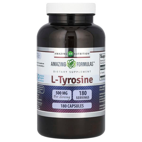 <img alt="Amazing Nutrition, Amazing Fomulas, L-Tyrosine, 500 mg, 180 Capsules" title="Amazing Nutrition, Amazing Fomulas, L-Tyrosine, 500 mg, 180 Capsules,810180023528"