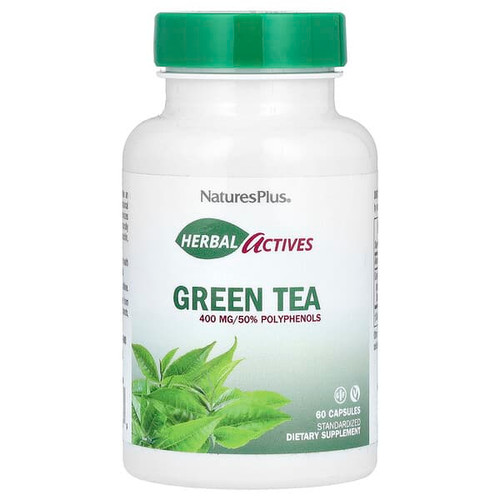 <img alt="NaturesPlus, Herbal Actives, Green Tea, 400 mg, 60 Capsules" title="NaturesPlus, Herbal Actives, Green Tea, 400 mg, 60 Capsules,097467071889"