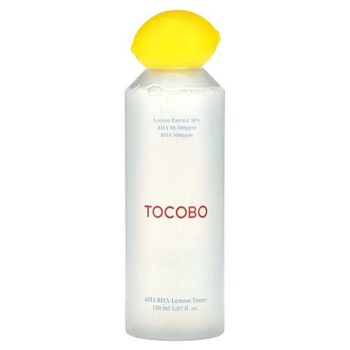 <img alt="Tocobo, AHA BHA Lemon Toner, 5.07 fl oz (150 ml)" title="Tocobo, AHA BHA Lemon Toner, 5.07 fl oz (150 ml),8809835060003"