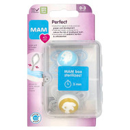 <img alt="MAM, Perfect Pacifier, 0-3 Months, Boy, 2 Count" title="MAM, Perfect Pacifier, 0-3 Months, Boy, 2 Count,845296005342"
