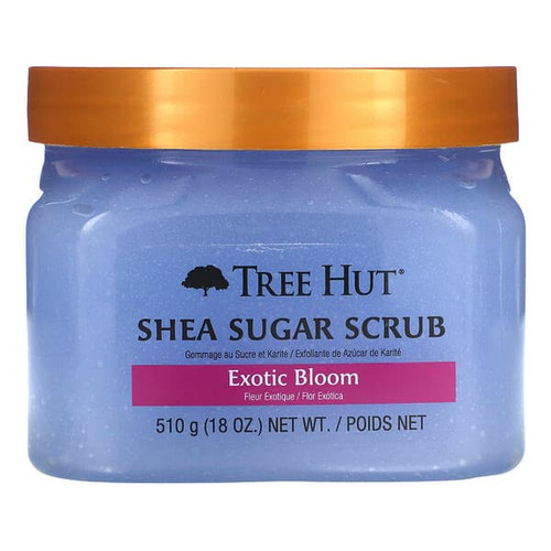 <img alt="Tree Hut, Shea Sugar Scrub, Exotic Bloom , 18 oz (510 g)" title="Tree Hut, Shea Sugar Scrub, Exotic Bloom , 18 oz (510 g),075371003547"