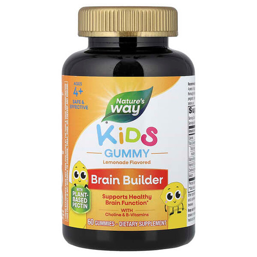 <img alt="Natures Way, Kids Brain Builder Gummies, Ages 4+, Lemonade, 60 Gummies" title="Natures Way, Kids Brain Builder Gummies, Ages 4+, Lemonade, 60 Gummies,033674138823"