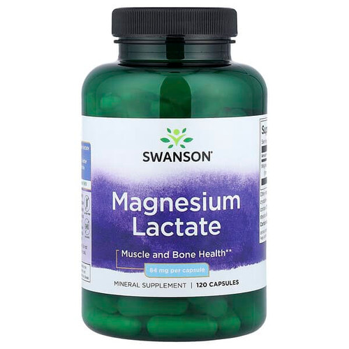 <img alt="Swanson Vitamins, Magnesium Lactate, 84 mg, 120 Capsules" title="Swanson Vitamins, Magnesium Lactate, 84 mg, 120 Capsules,087614115252"