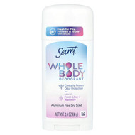 <img alt="Secret, Whole Body Deodorant, Aluminum Free Dry Solid, Fresh Lilac + Waterlily, 2.4 oz (68 g)" title="Secret, Whole Body Deodorant, Aluminum Free Dry Solid, Fresh Lilac + Waterlily, 2.4 oz (68 g),030772126042"