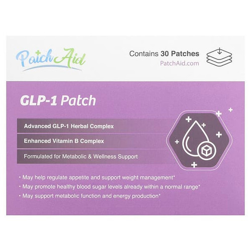 <img alt="PatchAid, GLP-1 Patch, 30 Patches" title="PatchAid, GLP-1 Patch, 30 Patches,038407590077"