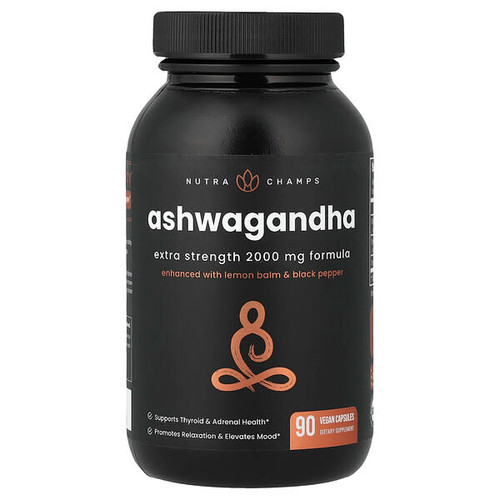<img alt="NutraChamps, Ashwagandha, 90 Vegan Capsules" title="NutraChamps, Ashwagandha, 90 Vegan Capsules,621983999602"
