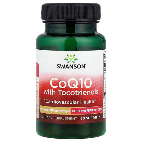 <img alt="Swanson Vitamins, CoQ10 with Tocotrienols, 60 Softgels" title="Swanson Vitamins, CoQ10 with Tocotrienols, 60 Softgels,087614023496"