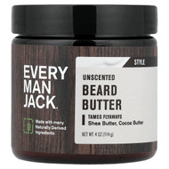 <img alt="Every Man Jack, Beard Butter, Unscented, 4 oz (114 g)" title="Every Man Jack, Beard Butter, Unscented, 4 oz (114 g),878639016699"