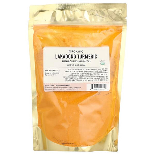<img alt="Pure Indian Foods, Organic Lakadong Turmeric, 8 oz (227 g)" title="Pure Indian Foods, Organic Lakadong Turmeric, 8 oz (227 g),850013619917"