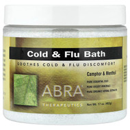 <img alt="Abra Therapeutics, Cold and Flu Bath, Camphor & Menthol, 17 oz (482 g)" title="Abra Therapeutics, Cold and Flu Bath, Camphor & Menthol, 17 oz (482 g),021204160000"