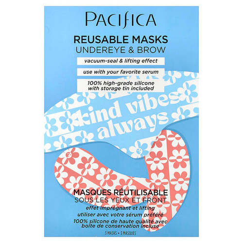 <img alt="Pacifica, Reusable Undereye & Brow Beauty Masks, 3 Masks" title="Pacifica, Reusable Undereye & Brow Beauty Masks, 3 Masks,687735306234"