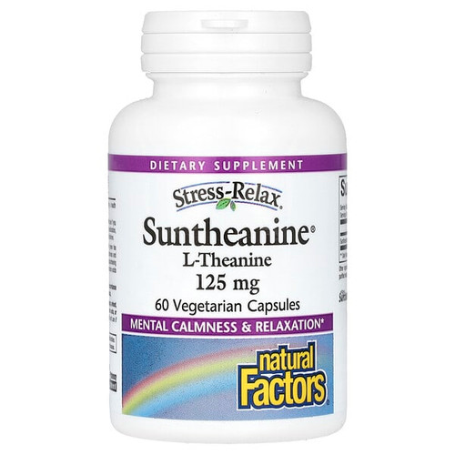 <img alt="Natural Factors, Stress-Relax, Suntheanine, L-Theanine, 60 Vegetarian Capsules (125 mg per Capsule)" title="Natural Factors, Stress-Relax, Suntheanine, L-Theanine, 60 Vegetarian Capsules (125 mg per Capsule),068958048307"
