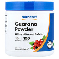 <img alt="Nutricost, Guarana Powder, 3.5 oz (100 g)" title="Nutricost, Guarana Powder, 3.5 oz (100 g),810014670713"