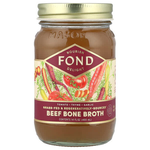 <img alt="FOND Bone Broth, Beef Bone Broth, Tomato & Thyme, 14 fl oz (400 ml)" title="FOND Bone Broth, Beef Bone Broth, Tomato & Thyme, 14 fl oz (400 ml),810084760116"