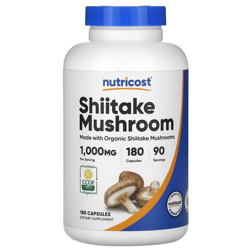 <img alt="Nutricost, Shiitake Mushroom, 180 Capsules (500 mg per Capsule)" title="Nutricost, Shiitake Mushroom, 180 Capsules (500 mg per Capsule),810014670188"
