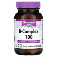 <img alt="Bluebonnet Nutrition, B-Complex 100, 50 Vegetable Capsules" title="Bluebonnet Nutrition, B-Complex 100, 50 Vegetable Capsules,743715004160"