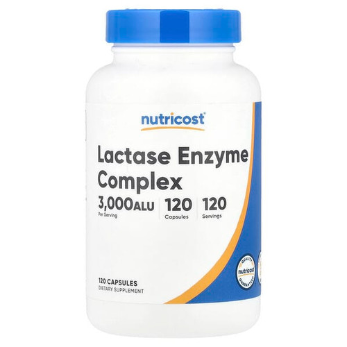 <img alt="Nutricost, Lactase Enzyme Complex, 3,000 ALU, 120 Capsules" title="Nutricost, Lactase Enzyme Complex, 3,000 ALU, 120 Capsules,810139574439"