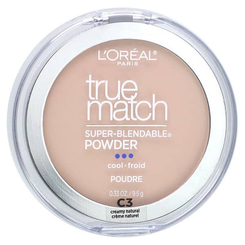 <img alt="LOreal, True Match, Super-Blendable Powder, C3 Creamy Natural, 0.33 oz (9.5 g)" title="LOreal, True Match, Super-Blendable Powder, C3 Creamy Natural, 0.33 oz (9.5 g),071249033432"