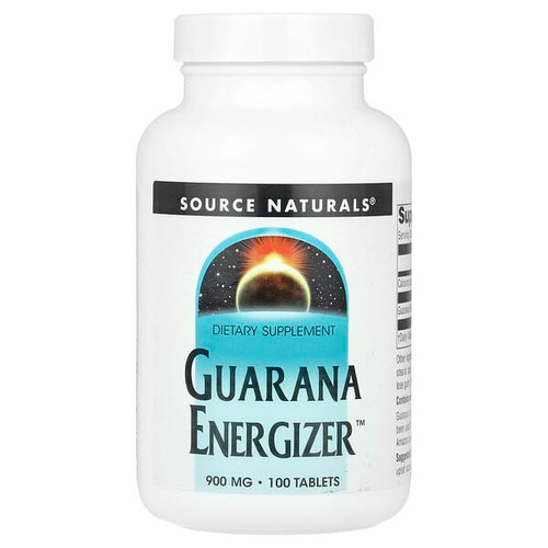 <img alt="Source Naturals, Guarana Energizer, 100 Tablets" title="Source Naturals, Guarana Energizer, 100 Tablets,021078002321"