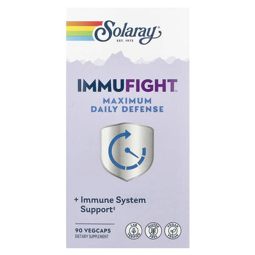 <img alt="Solaray, ImmuFight, Maximum Daily Defense, 90 VegCaps" title="Solaray, ImmuFight, Maximum Daily Defense, 90 VegCaps,076280146714"