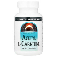 <img alt="Source Naturals, Acetyl L-Carnitine, 500 mg, 60 Tablets" title="Source Naturals, Acetyl L-Carnitine, 500 mg, 60 Tablets,021078004998"