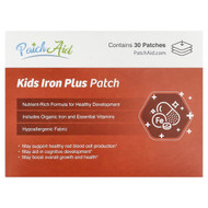 <img alt="PatchAid, Kids Iron Plus Patch, 30 Patches" title="PatchAid, Kids Iron Plus Patch, 30 Patches,038407585875"
