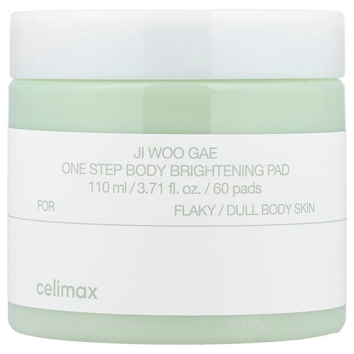 <img alt="Celimax, Ji Woo Gae, One Step Body Brightening Pad, 60 Pads, 3.71 fl oz (110 ml)" title="Celimax, Ji Woo Gae, One Step Body Brightening Pad, 60 Pads, 3.71 fl oz (110 ml),8809463992707"