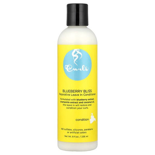 <img alt="Curls, Reparative Leave In Conditioner, Blueberry Bliss, 8 fl oz (236 ml)" title="Curls, Reparative Leave In Conditioner, Blueberry Bliss, 8 fl oz (236 ml),859776000208"