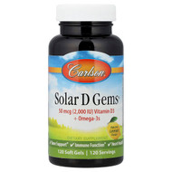 <img alt="Carlson, Solar D Gems, Vitamin D3 + Omega-3s, Natural Lemon, 120 Soft Gels" title="Carlson, Solar D Gems, Vitamin D3 + Omega-3s, Natural Lemon, 120 Soft Gels,088395014710"