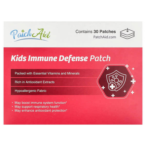 <img alt="PatchAid, Kids Immune Defense Patch, 30 Patches" title="PatchAid, Kids Immune Defense Patch, 30 Patches,038407585813"