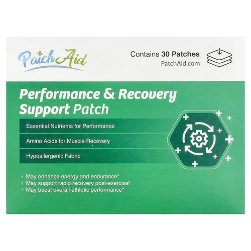 <img alt="PatchAid, Performance & Recovery Support Patch, 30 Patches" title="PatchAid, Performance & Recovery Support Patch, 30 Patches,038407585790"