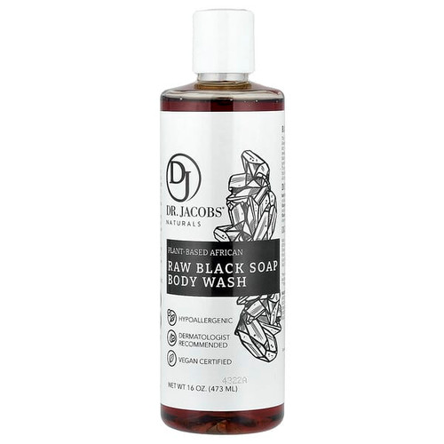 <img alt="Dr. Jacobs Naturals, Plant-Based African Raw Black Soap Body Wash, 16 oz (473 ml)" title="Dr. Jacobs Naturals, Plant-Based African Raw Black Soap Body Wash, 16 oz (473 ml),850028613764"