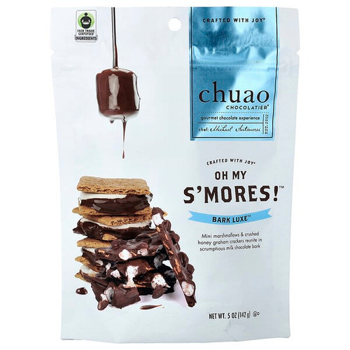 <img alt="Chuao Chocolatier, Bark Luxe, Oh My Smores, 5 oz (142 g)" title="Chuao Chocolatier, Bark Luxe, Oh My Smores, 5 oz (142 g),872629001603"
