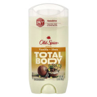 <img alt="Old Spice, Total Body Deodorant, Sensitive, Vanilla + Shea, 3 oz (85 g)" title="Old Spice, Total Body Deodorant, Sensitive, Vanilla + Shea, 3 oz (85 g),012044058923"