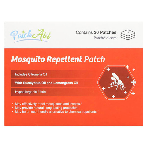 <img alt="PatchAid, Mosquito Repellent Patch, 30 Patches" title="PatchAid, Mosquito Repellent Patch, 30 Patches,038407582065"