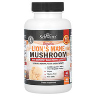 <img alt="BioSchwartz, Organic Lions Mane Mushroom with Bioperine Black Pepper Extract, 90 Veggie Caps" title="BioSchwartz, Organic Lions Mane Mushroom with Bioperine Black Pepper Extract, 90 Veggie Caps,810056430511"